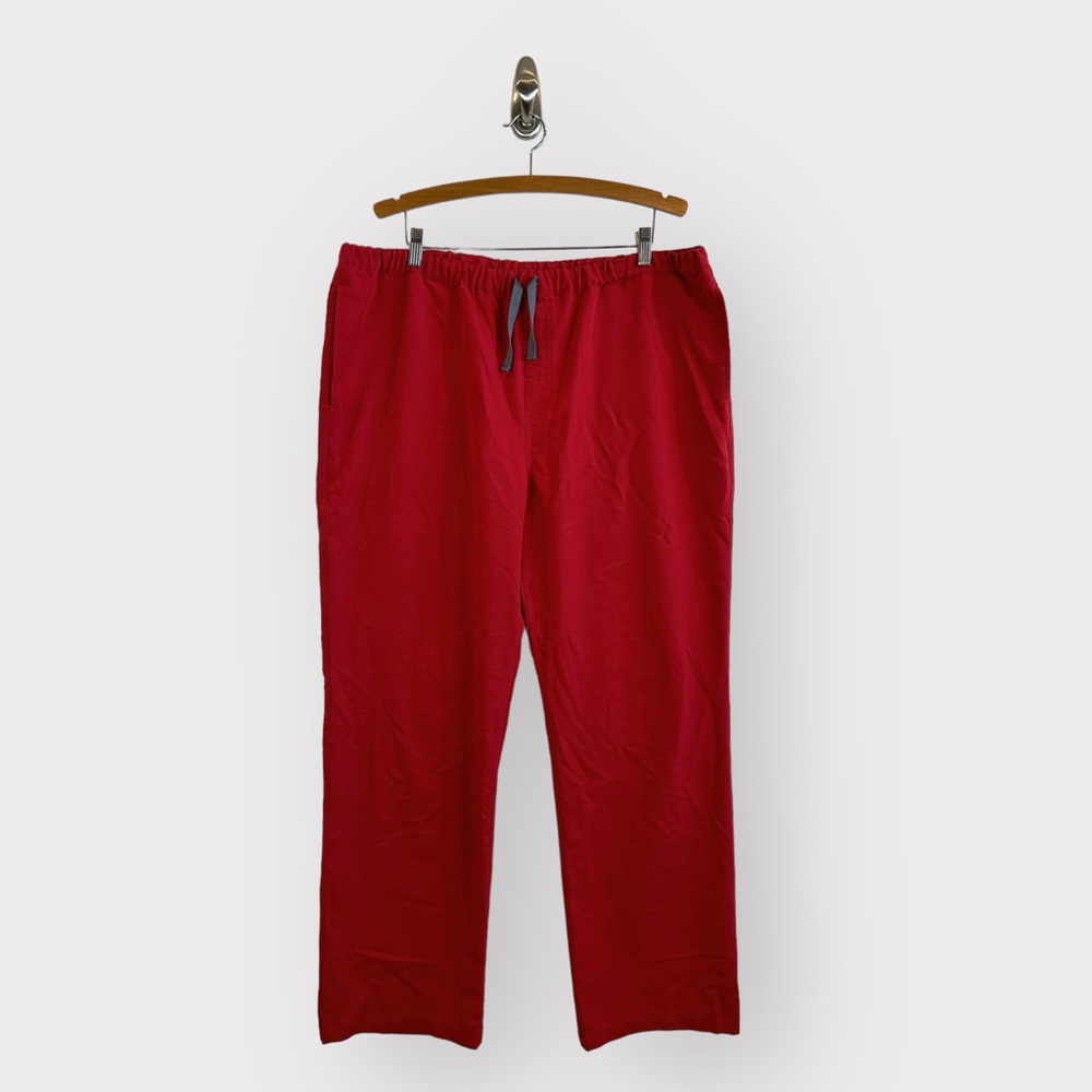 Figs Pisco Basic Scrub Pants/ Pop Red - image 1